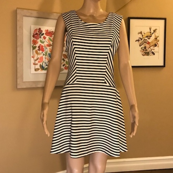 Free People Dresses & Skirts - Free People Black and White Stripe Dress